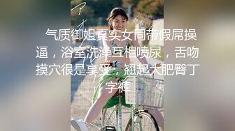   气质御姐真实女同带假屌操逼，浴室洗澡互相喷尿，舌吻摸穴很是享受，翘起大肥臀丁字裤