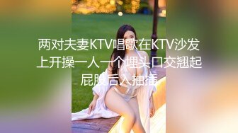 两对夫妻KTV唱歌在KTV沙发上开操一人一个埋头口交翘起屁股后入抽插